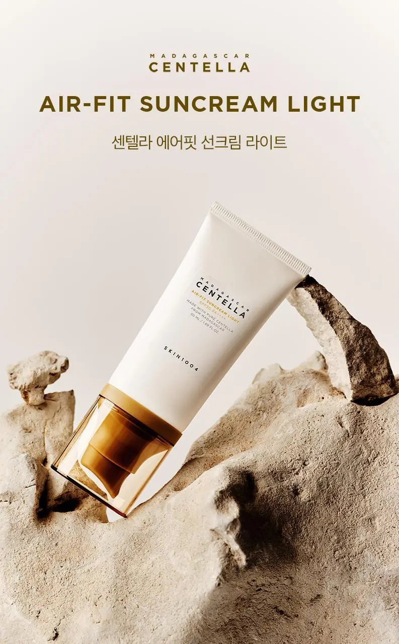 [무기자차]스킨1004 마다가스카르 센텔라 에어핏 선크림 라이트 50ml 상세페이지 2